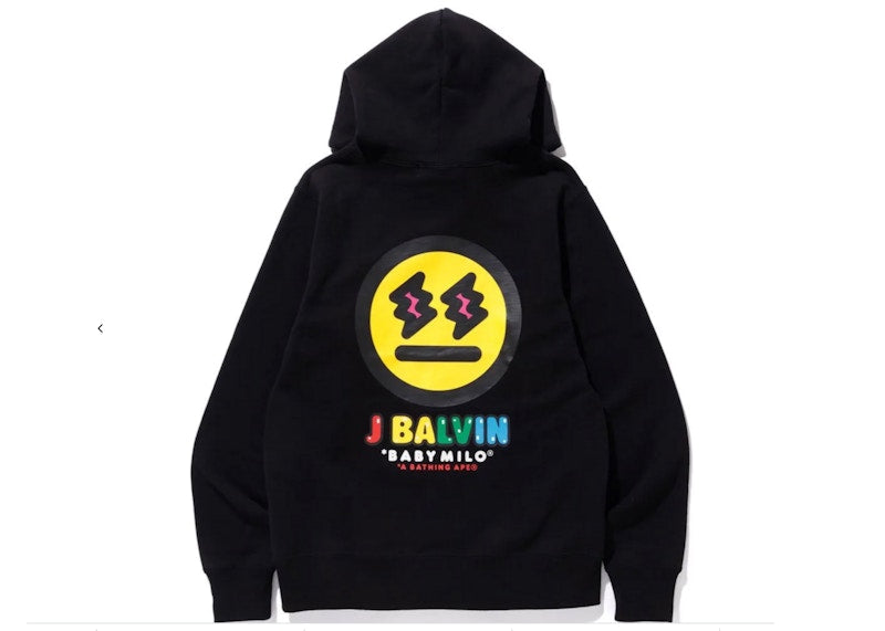 BAPE x J Balvin Milo Pullover Hoodie Black