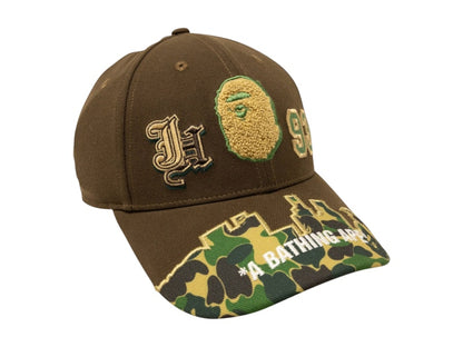 BAPE x Jeff Hamilton Hat Brown
