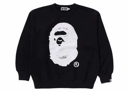 BAPE x Joshua Vides Ape Head Crewneck Black