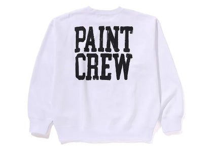 BAPE x Joshua Vides Ape Head Crewneck White