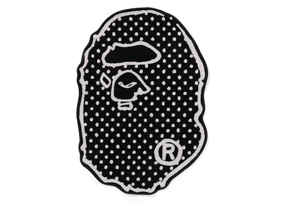 BAPE x Joshua Vides Ape Head Rug Black