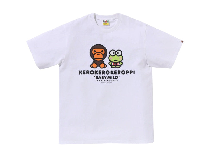 BAPE x KeroKeroKeroppi Baby Milo Tee White