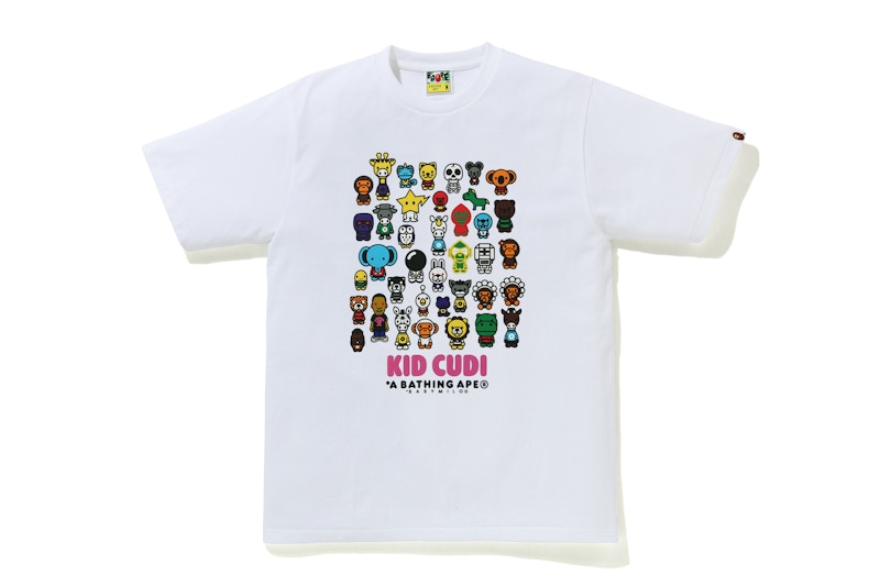 BAPE x Kid Cudi Baby Milo Friends Tee White
