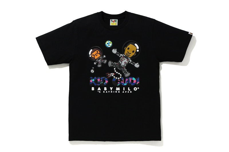 BAPE x Kid Cudi Baby Milo Moon Man Tee Black