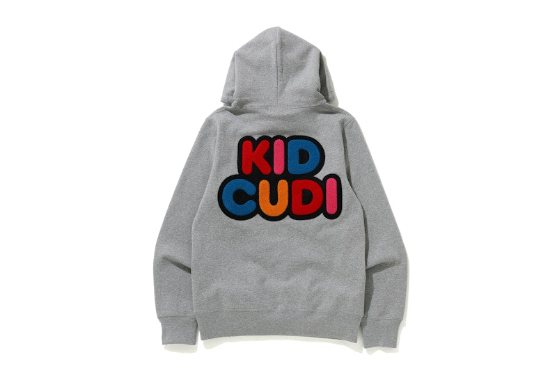BAPE x Kid Cudi Baby Milo Pullover Hoodie Gray