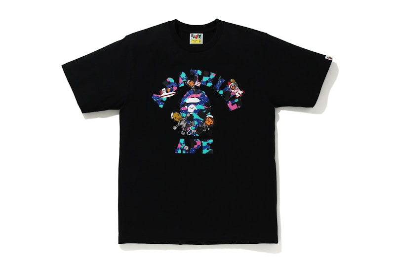 BAPE x Kid Cudi College Moon Man Tee Black