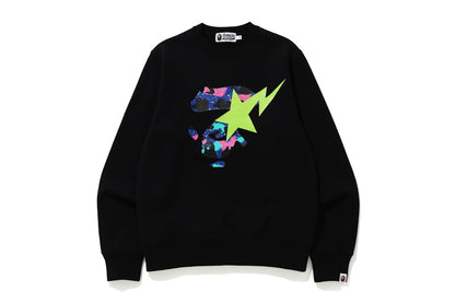 BAPE x Kid Cudi Crewneck Black