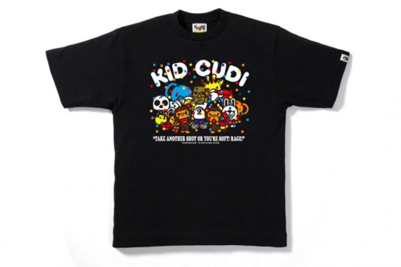 BAPE x Kid Cudi Party Tee Black
