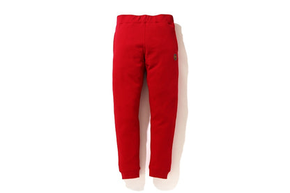 BAPE x Kid Cudi Slim Sweatpants Red