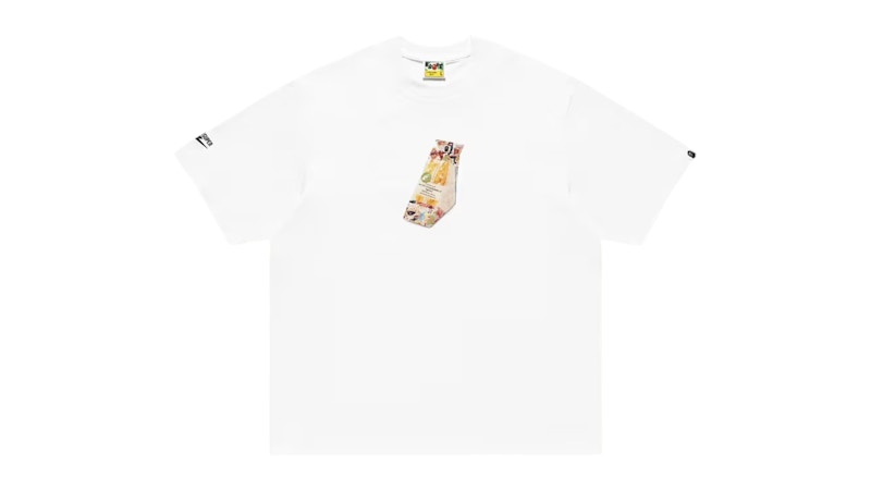 BAPE x KidSuper Egg Sandwich Tee White