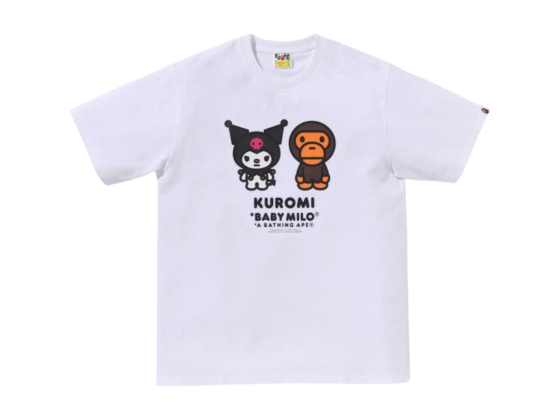 BAPE x Kuromi Baby Milo Tee White