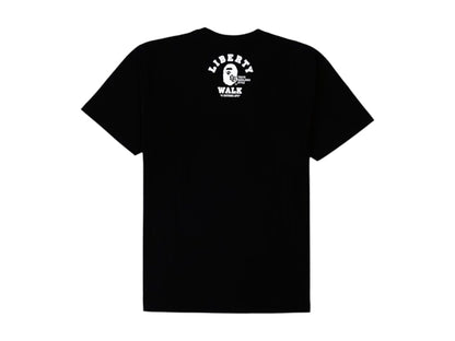 BAPE x LBWK Katakana College Tee Black
