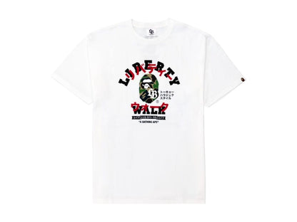 BAPE x LBWK Katakana College Tee White