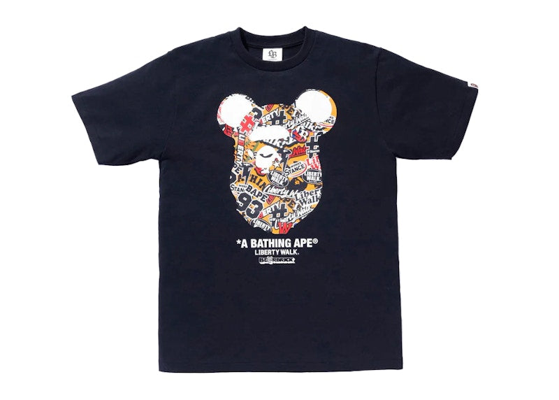BAPE x LBWK Medicom Toy BE@R Tee Black