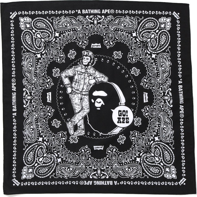 BAPE x Levi's Bandana Black