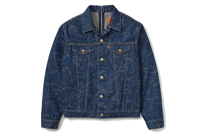 BAPE x Levi's Jean Jacket Blue