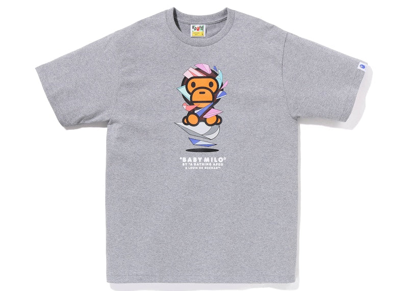 BAPE x Louis De Guzman Baby Milo Tee Grey
