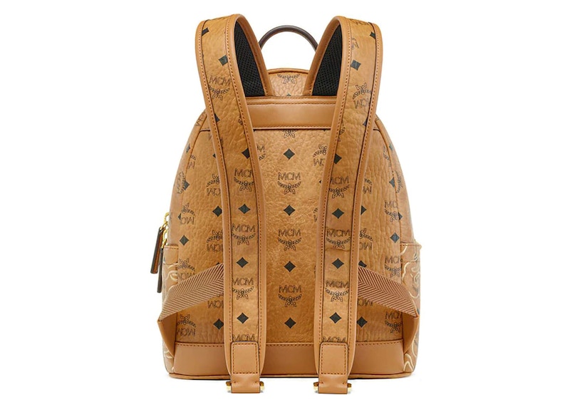 BAPE x MCM Stark Lunar New Year Visetos Daypack Beige