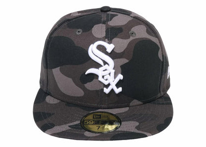 BAPE x MLB New Era White Sox 59Fifty Fitted Cap Black