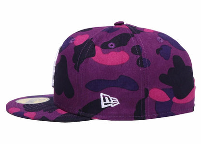 BAPE x MLB New Era White Sox 59Fifty Fitted Cap Purple