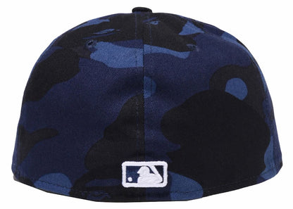 BAPE x MLB New Era Yankees 59Fifty Fitted Cap Navy