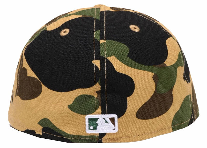 BAPE x MLB New Era Yankees 59Fifty Fitted Cap Yellow