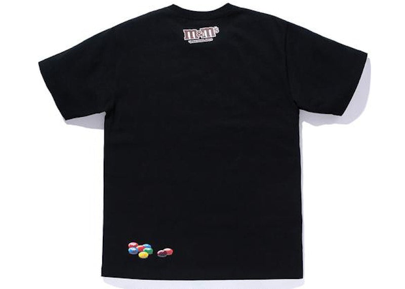 BAPE x M&M's Ape Head Tee Black