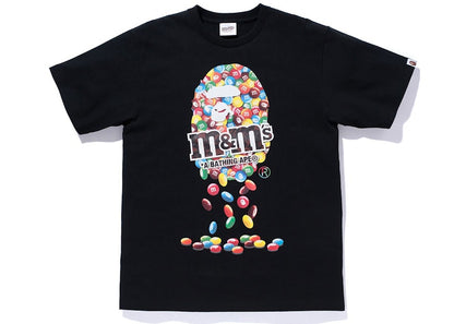 BAPE x M&M's Ape Head Tee Black