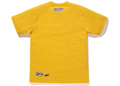 BAPE x M&M's Ape Head Tee Yellow
