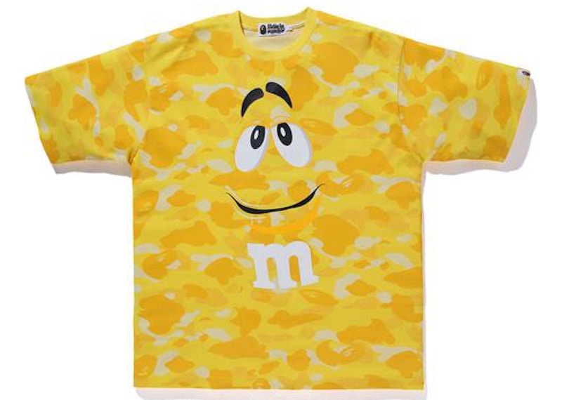 BAPE x M&M's Color Camo Relaxed Tee Yellow