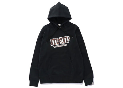BAPE x M&M's Mens College Pullover Hoodie Black