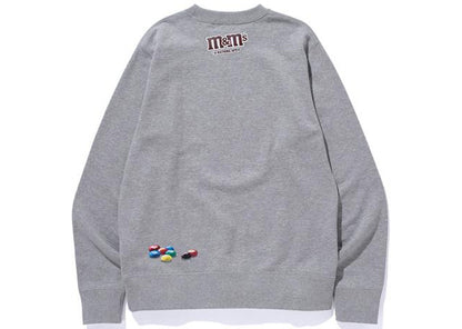 BAPE x M&M's Mens Crewneck Gray