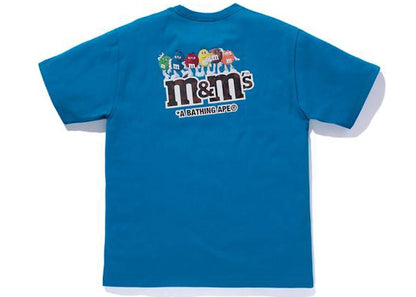 BAPE x M&M's Mens Tee Blue
