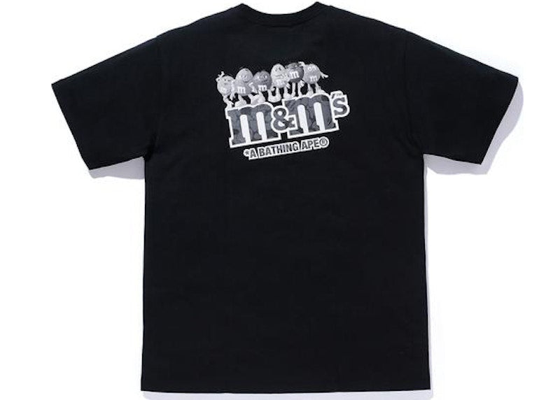 BAPE x M&M's Monotone Tee Black