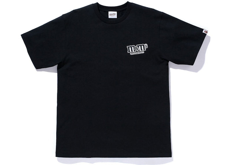 BAPE x M&M's Monotone Tee Black