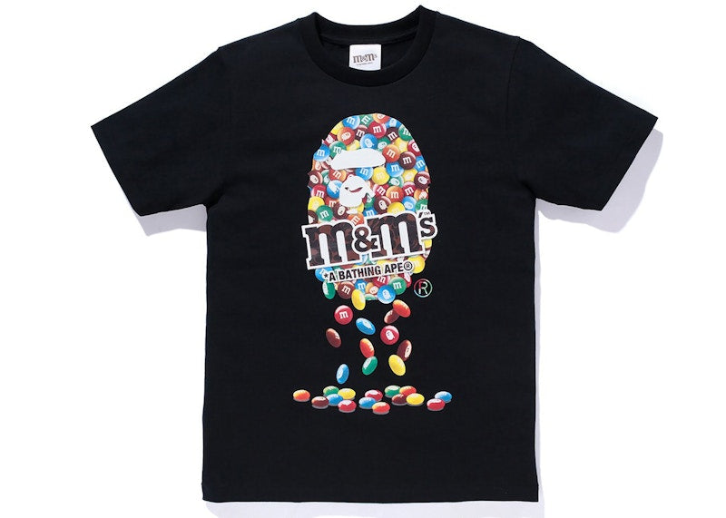 BAPE x M&M's Womens Ape Head Tee Black