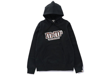 BAPE x M&M's Womens College Pullover Hoodie Black