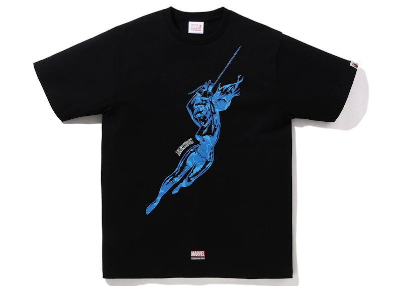 BAPE x Marvel Comics Black Widow T-Shirt Black