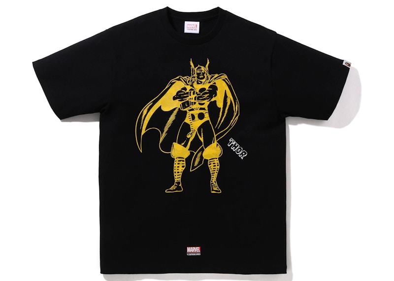 BAPE x Marvel Comics Thor T-Shirt Black