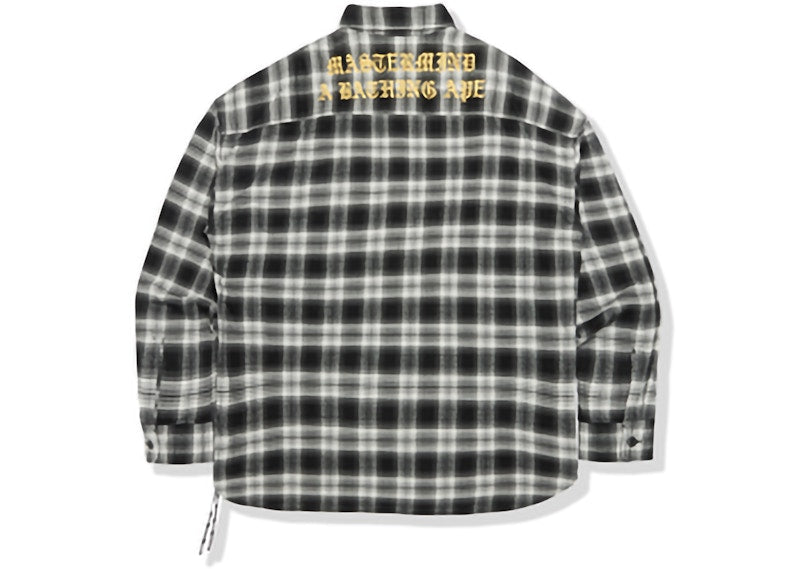 BAPE x Mastermind 11th Anniversary Check Shirt Black