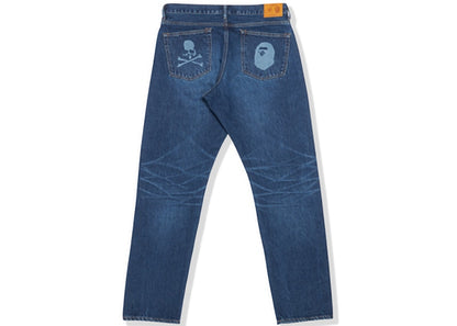 BAPE x Mastermind 11th Anniversary Denim Pants Blue Indigo