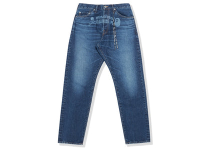 BAPE x Mastermind 11th Anniversary Denim Pants Blue Indigo