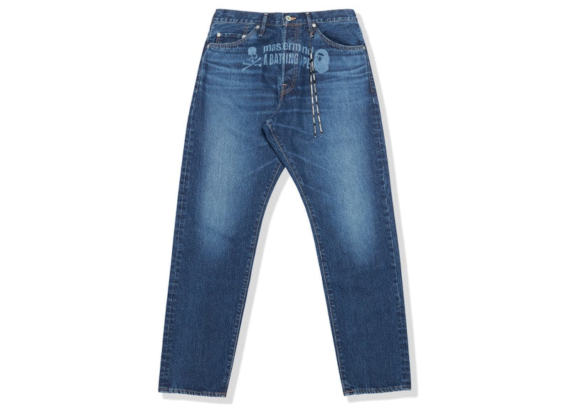 BAPE x Mastermind 11th Anniversary Denim Pants Blue Indigo