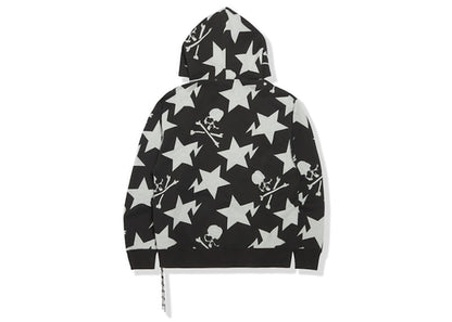 BAPE x Mastermind 11th Anniversary Sta Pattern Relaxed Full Zip Hoodie Black