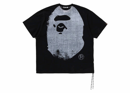 BAPE x Mastermind Ape Head Over Print Relaxed Fit Tee Black/White