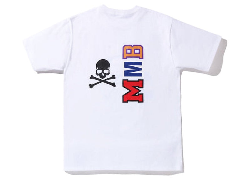 BAPE x Mastermind Half Shark MMB Tee White