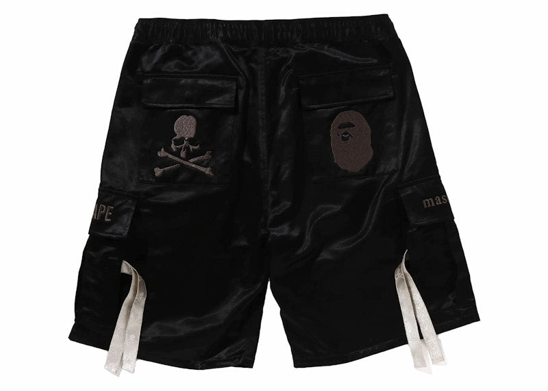 BAPE x Mastermind Satin Short Black