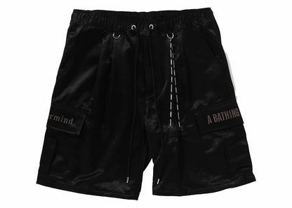 BAPE x Mastermind Satin Short Black
