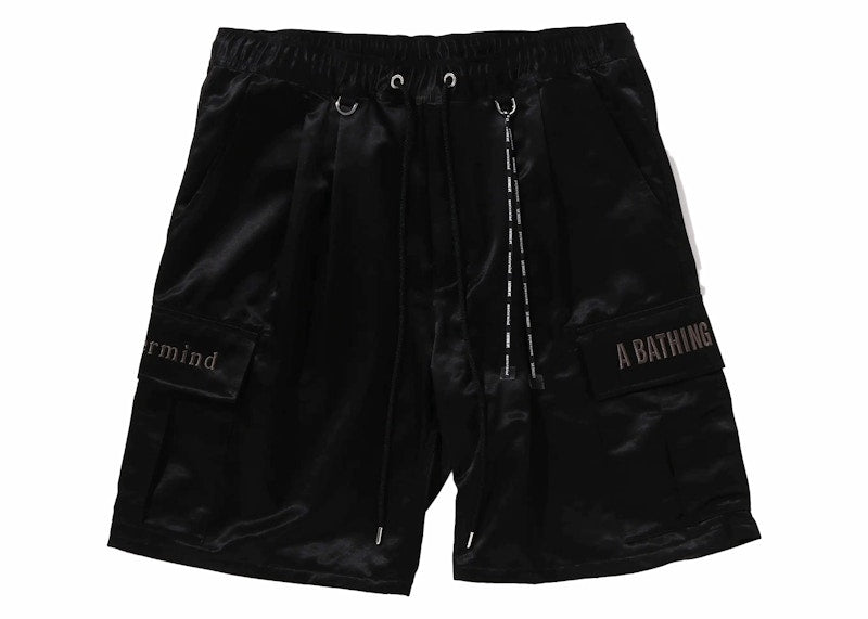 BAPE x Mastermind Satin Short Black
