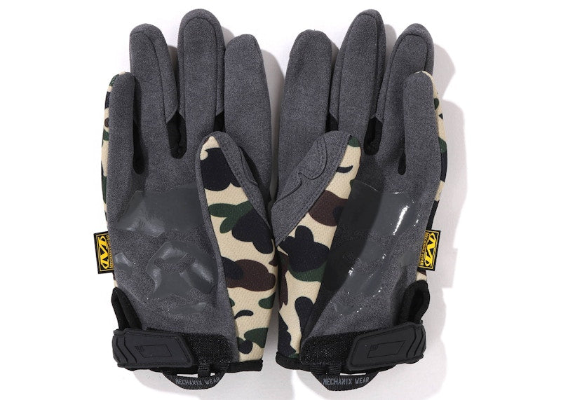 BAPE x Mechanix Glove Yellow